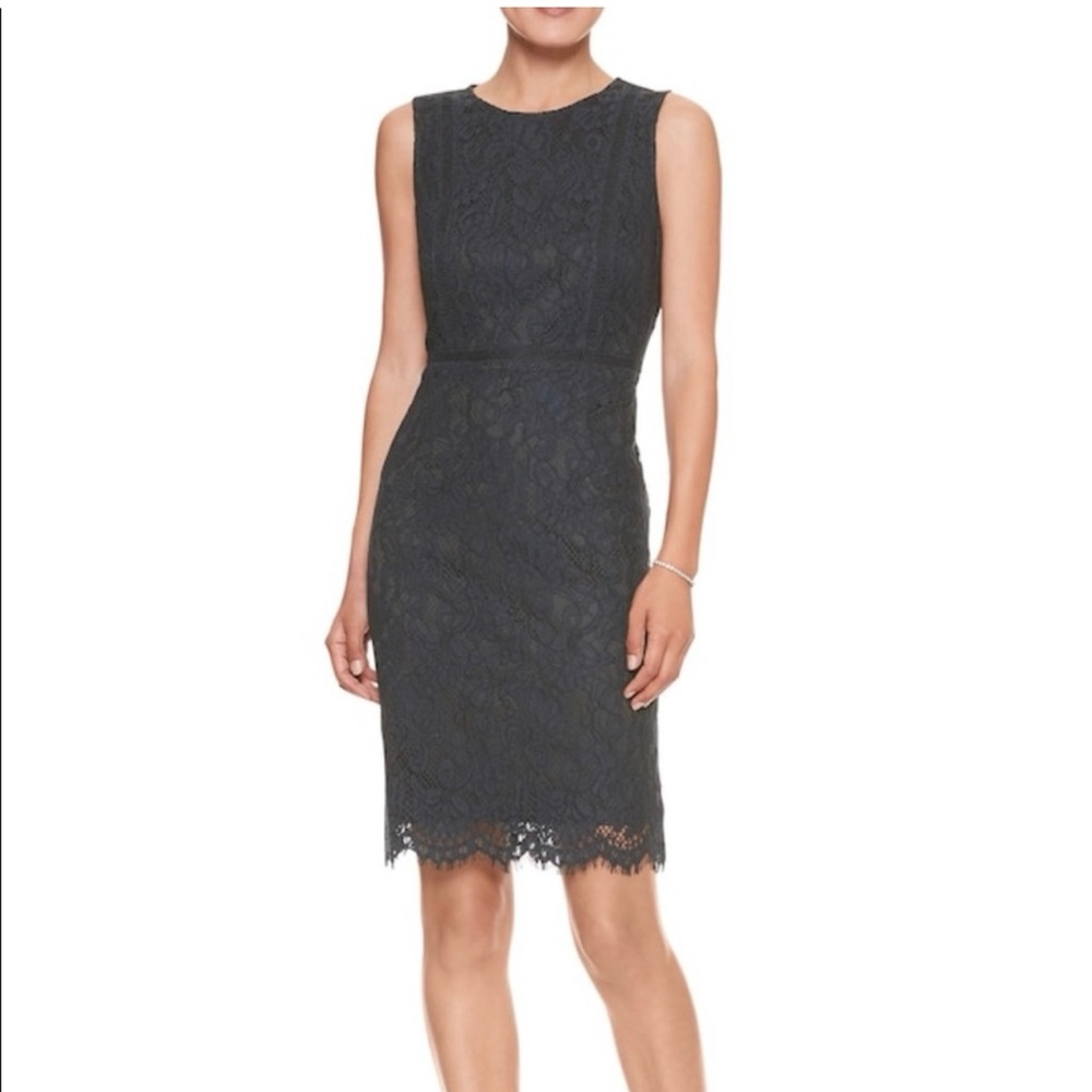 Banana Republic Lace Sheath Dress